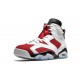 Air Jordan 6 Mens Retro Carmine 2021 CT8529-106 Reps Shoes