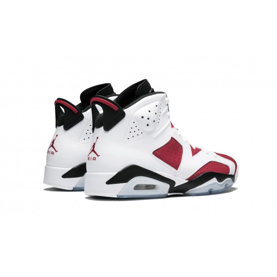 Air Jordan 6 Mens Retro Carmine 384664-160 Reps Shoes