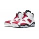 Air Jordan 6 Mens Retro Carmine 384664-160 Reps Shoes