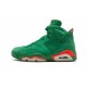 Air Jordan 6 Mens Retro Green Suede Gatorade AJ5986-335 Reps Shoes