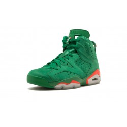 Air Jordan 6 Mens Retro Green Suede Gatorade AJ5986-335 Reps Shoes