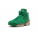 Air Jordan 6 Mens Retro Green Suede Gatorade AJ5986-335 Reps Shoes