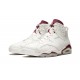 Air Jordan 6 Mens Retro Maroon 384664-116 Reps Shoes