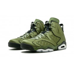 Air Jordan 6 Mens Retro Promo Flight Jacket AH4614-303 Reps Shoes