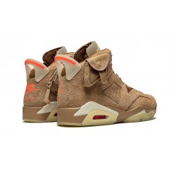 Air Jordan 6 Mens Retro Travis Scott - British Khaki DH0690-200 Sample Reps Shoes