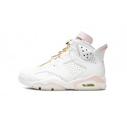 Air Jordan 6 Womens Gold Hoops DH9696-100 Reps Shoes