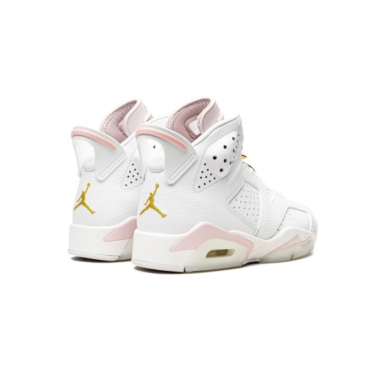 Air Jordan 6 Womens Gold Hoops DH9696-100 Reps Shoes