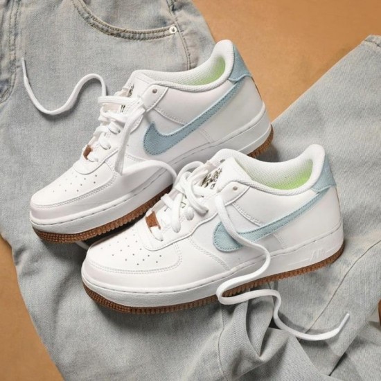 Nike Air Force 1 Low07 Lv8 Indigo CZ0338-100 White/Obsidian-White-Black