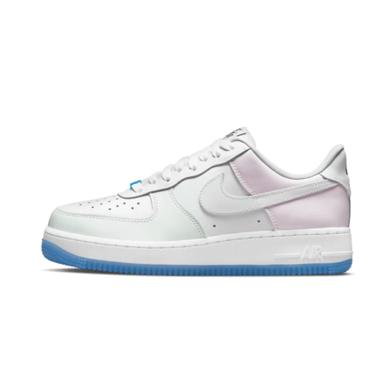 Nike Air Force 1 Low07 Lx Uv Reactive Multi DA8301-100 White/Universityblue/Black/White