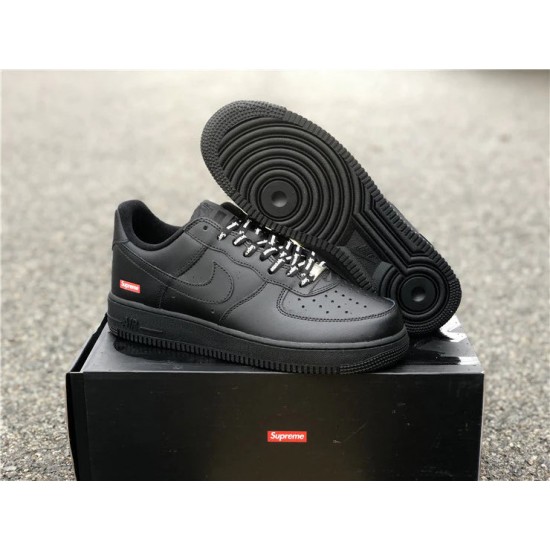 Nike Air Force 1 Low Black Supreme CU9225-001 Black/Black