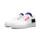 Nike Air Force 1 Low Drop Type White CI0054-100 Summit White/Red Orbit-White-Black-Deep Royal Blue-Blackened Blue