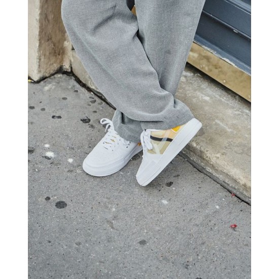 Nike Air Force 1 Low Drop Type White Gold Yellow AT7859-100 White/Goldsuede/Clubgold/Universitygold