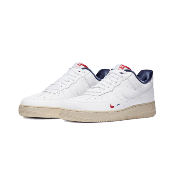 Nike Air Force 1 Low Kith Paris CZ7927-100 White/Red/Navy