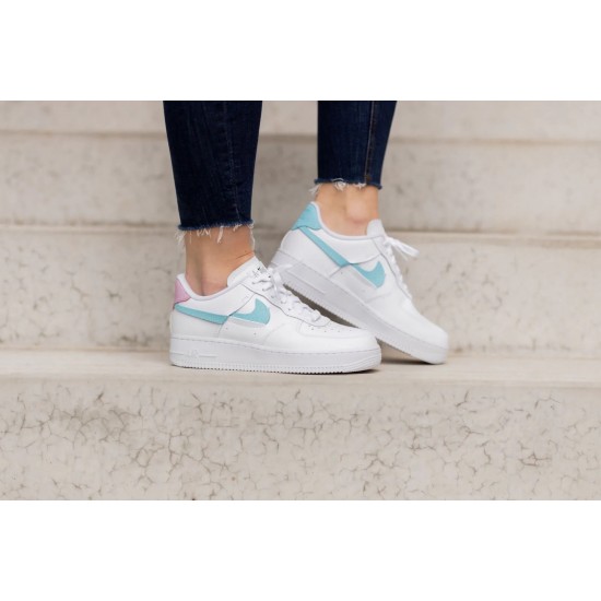 Nike Air Force 1 Low Lxx White Pink Aqua DC1164-101 White/Pink Rise-Bleached Aqua