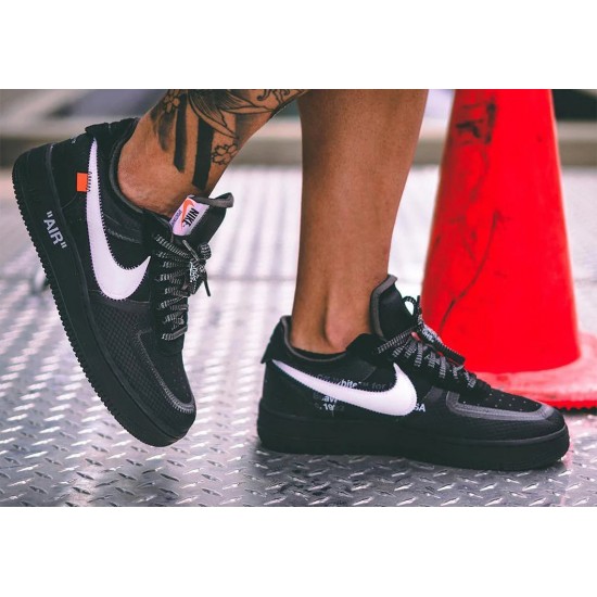 Nike Air Force 1 Low Off-White Black AO4606-001 Black/White-Cone-Black