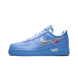 Nike Air Force 1 Low Off-White Mca University Blue CI1173-400 University Blue/Metallic Silver-Whit 