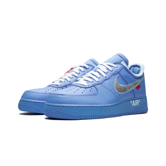 Nike Air Force 1 Low Off-White Mca University Blue CI1173-400 University Blue/Metallic Silver-Whit