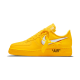 Nike Air Force 1 Low Off-White University Gold Metallic Silver DD1876-700 Yellow/Yellow-Metallic