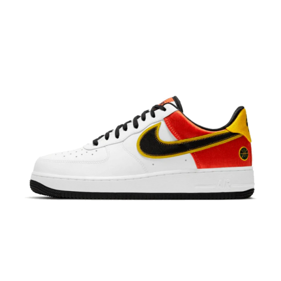 Nike Air Force 1 Low Raygun CU8070-100 White/Black/Orange-Flash-Amarillo