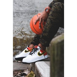 Nike Air Force 1 Low Raygun CU8070-100 White/Black/Orange-Flash-Amarillo