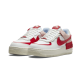 Nike Air Force 1 Shadow Cracked Leather CI0919-108 Cracked Leather/White-Red