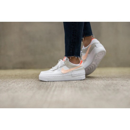 Nike Air Force 1 Shadow Crimson Tint Bright Mango DH3896-100 White/Crimsontint