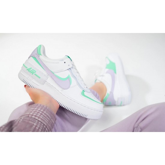 Nike Air Force 1 Shadow Infinite Lilac CU8591-103 White/Infinite Lilac/Football Gray