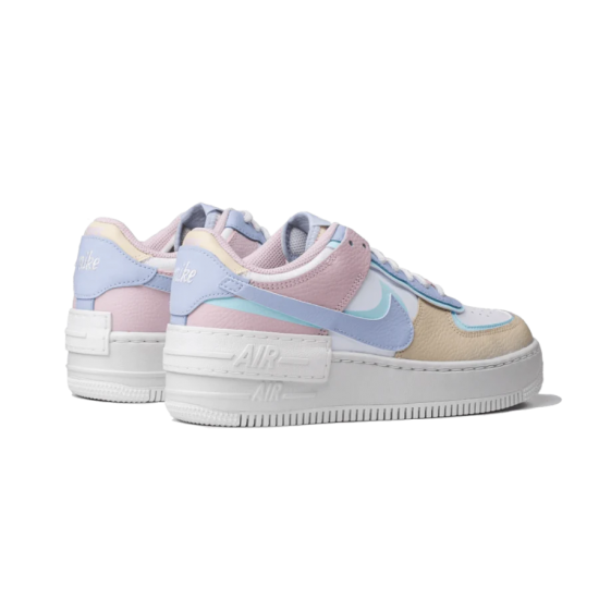 Nike Air Force 1 Shadow Pastel CI0919-106 Summit White/Ghost-Glacier Blue-Fossil