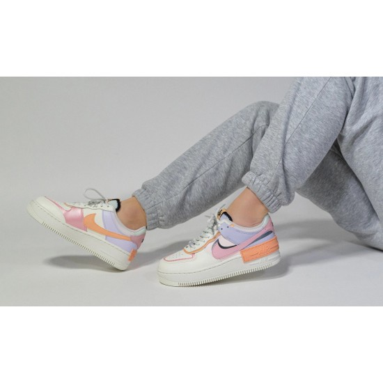 Nike Air Force 1 Shadow Pink Glaze CI0919-111 Sail/Pink Glaze-Orange Chalk