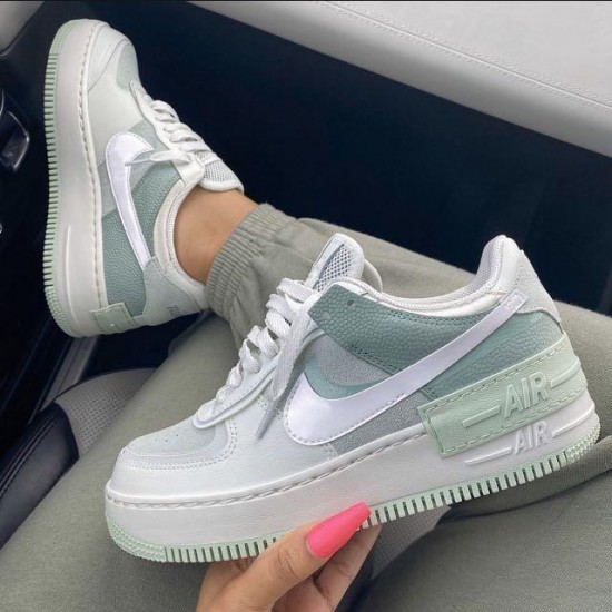 Nike Air Force 1 Shadow Pistachio Frost CW2655-001 Spruce Aura/White-Pistachio Frost