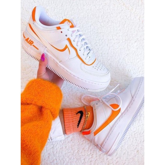 Nike Air Force 1 Shadow Total Orange CI0919-103 White/Totalorange