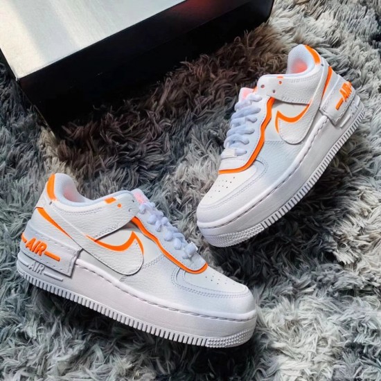 Nike Air Force 1 Shadow Total Orange CI0919-103 White/Totalorange