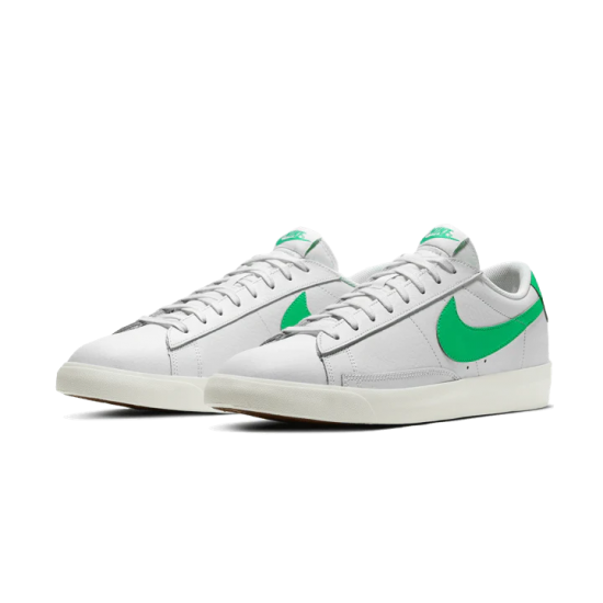 Nike Blazer Low Leather Green Spark CI6377-105 White/Green Spark- Sail