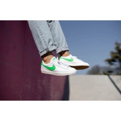 Nike Blazer Low Leather Green Spark CI6377-105 White/Green Spark- Sail 