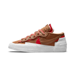 Nike Blazer Low Sacai British Tan DD1877-200 Lightbritishtan/White-Universityred