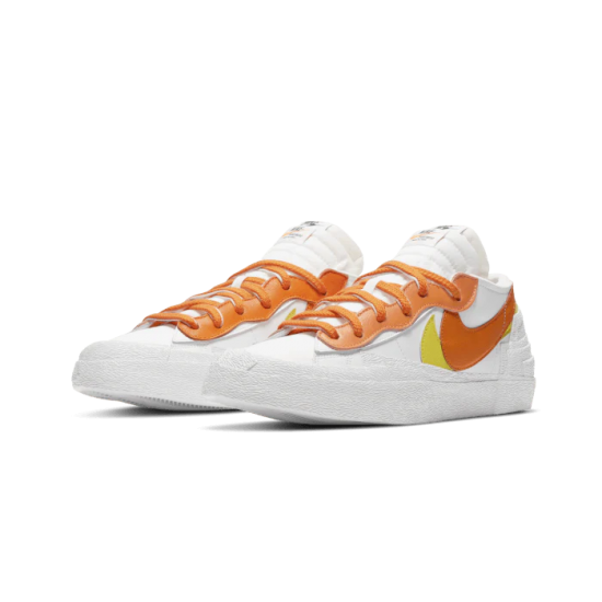 Nike Blazer Low Sacai White Magma Orange DD1877-100 White/Magmaorange-White