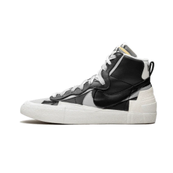 Nike Blazer Mid Sacai Black Gray BV0072-002 Black/White-Wolf Gray-Black 