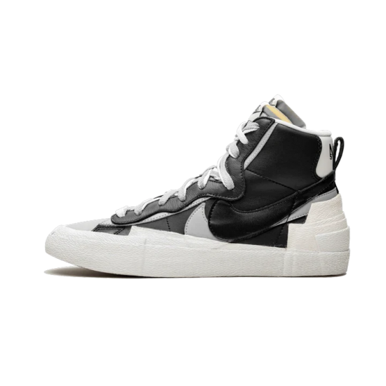 Nike Blazer Mid Sacai Black Gray BV0072-002 Black/White-Wolf Gray-Black