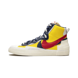 Nike Blazer Mid Sacai Snow Beach BV0072-700 White/Obsidian-University Red-Varsity Maize 