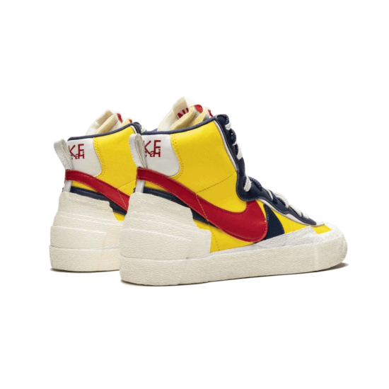 Nike Blazer Mid Sacai Snow Beach BV0072-700 White/Obsidian-University Red-Varsity Maize