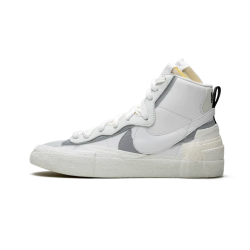 Nike Blazer Mid Sacai White Gray BV0072-100 Summit White/White-Wolf Gray-Black 