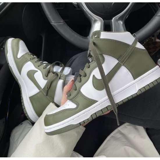 Nike Dunk High Cargo Khaki DD1399-107 White/Cargo Khaki