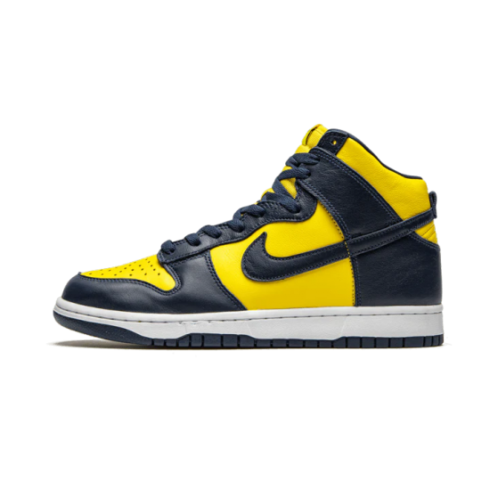 Nike Dunk High Maize &#038; Blue (Michigan) CZ8149-700 Varsity Maize/Midnight Navy-Midnight Navy