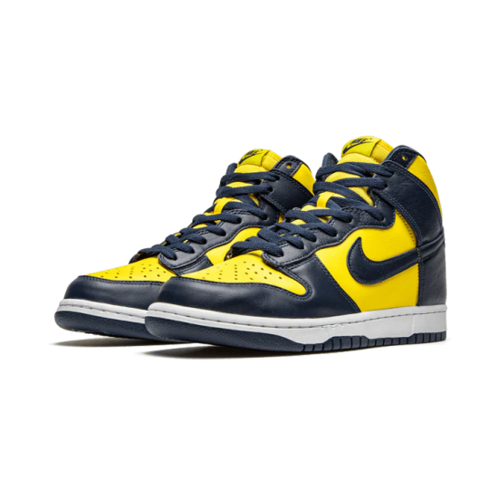 Nike Dunk High Maize &#038; Blue (Michigan) CZ8149-700 Varsity Maize/Midnight Navy-Midnight Navy