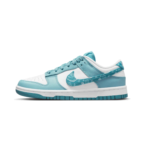 Nike Dunk Low Blue Paisley DH4401-101 White/Worn-Blue-White