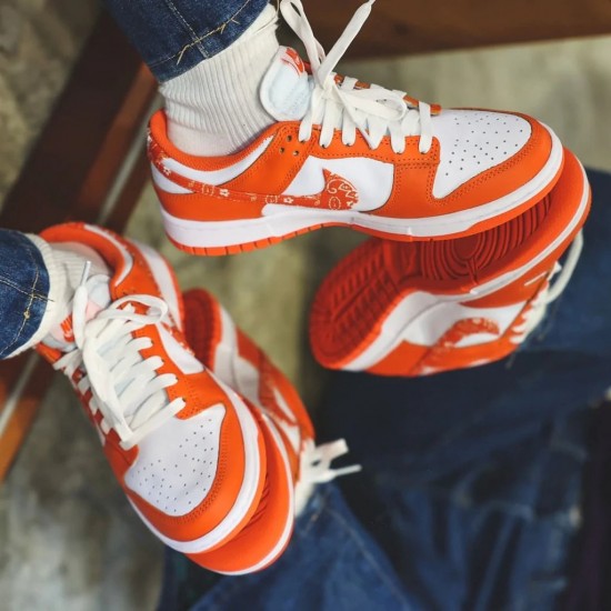 Nike Dunk Low Essential Paisley Pack Orange DH4401-103 White/Orange-White