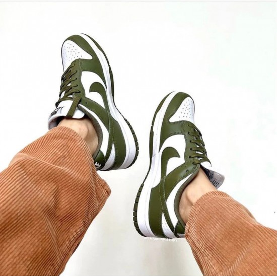 Nike Dunk Low Medium Olive DD1503-120 White/Medium Olive-White