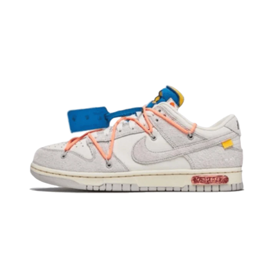 Nike Dunk Low Off-White Lot 19 DJ0950-119 White/Neutral Gray-Nightshade-Pink