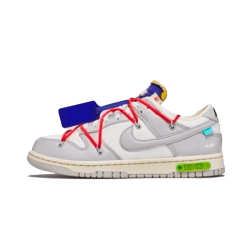 Nike Dunk Low Off-White Lot 23 DM1602-126 White/Neutral Gray/Volt Red