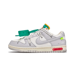 Nike Dunk Low Off-White Lot 25 DM1602-121 White/Neutralgray-Teamred-Lightgray